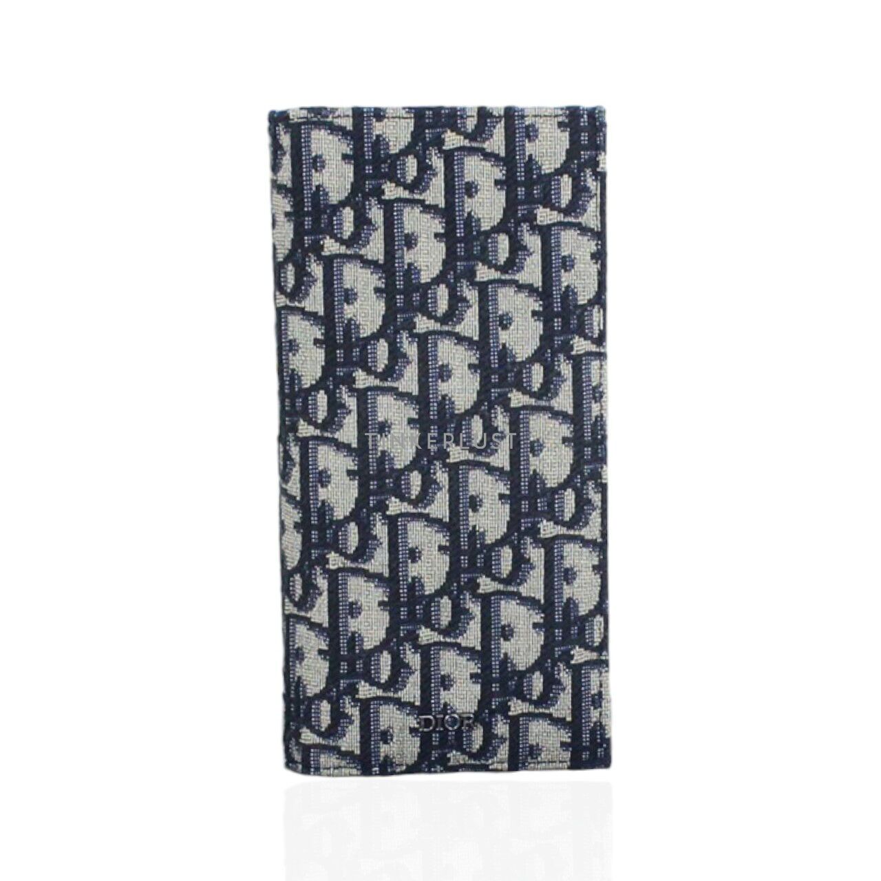 aksesoris dompet Christian Dior Oblique Jacquard Long Wallet Tinkerlust